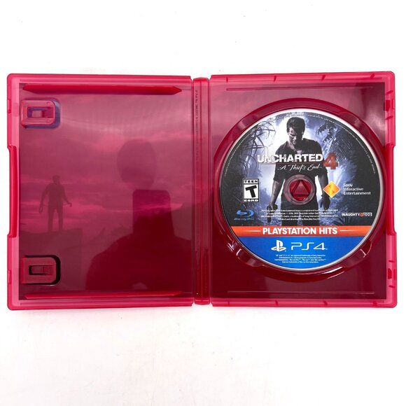 Uncharted 4 A Thiefs End PS4 Game Only On PlayStation Hits Edition Naughty Dog - Picture 3 of 8
